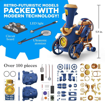 Thames & Kosmos Robot Kits Trainbots 2-in-1 Steam Maker Kit