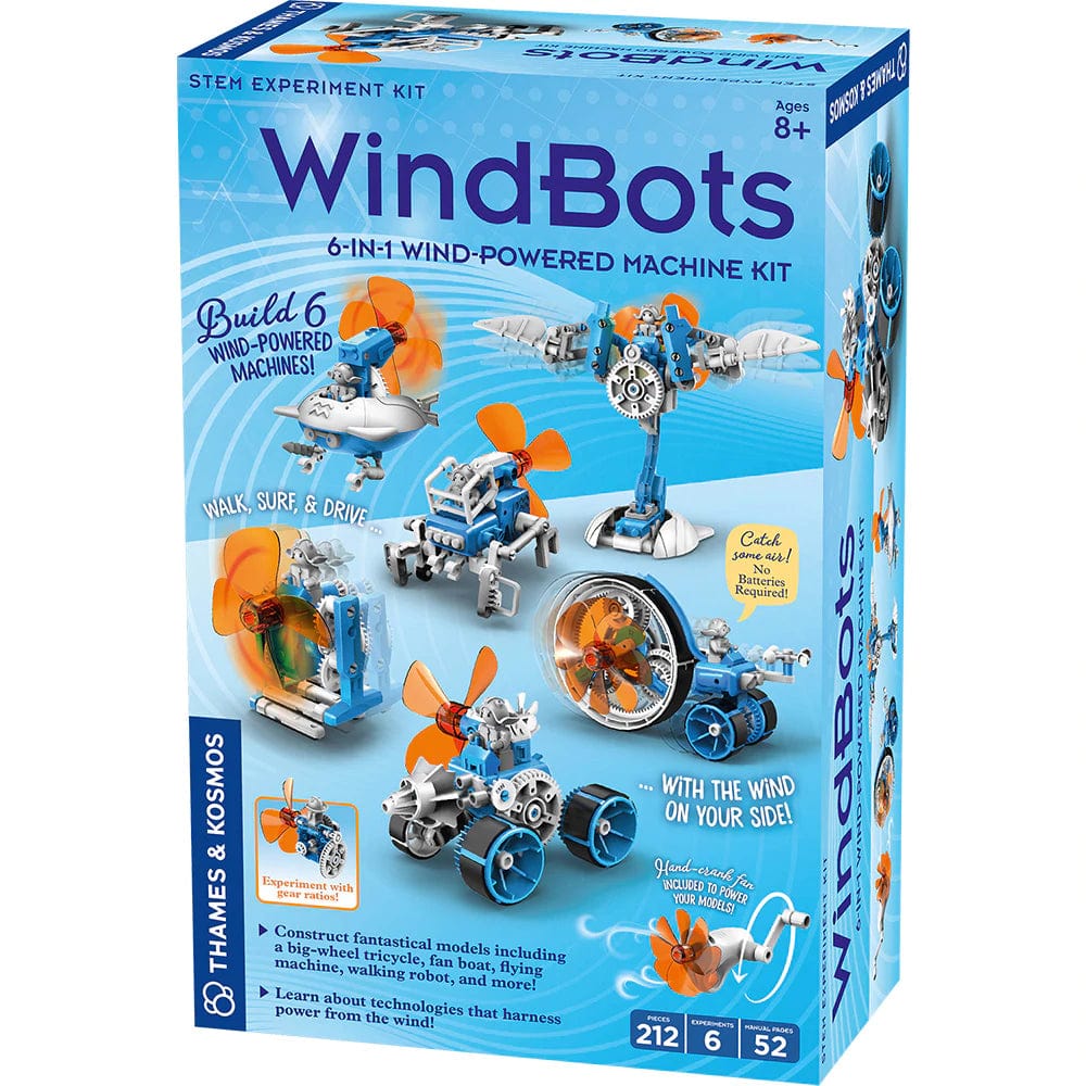 Thames & Kosmos Robot Kits WindBots: 6-in-1 Wind-Powered Machine Kit