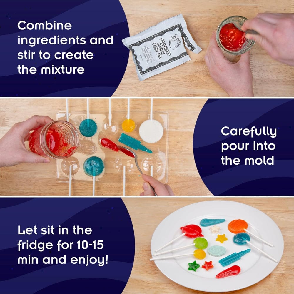 Thames & Kosmos Science Experiments HOLIDAY Space Gummy Candy Lab