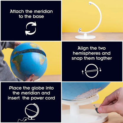 Thames & Kosmos Science & Nature Illuminated Geopolitical Globe