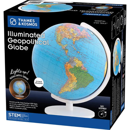 Thames & Kosmos Science & Nature Illuminated Geopolitical Globe