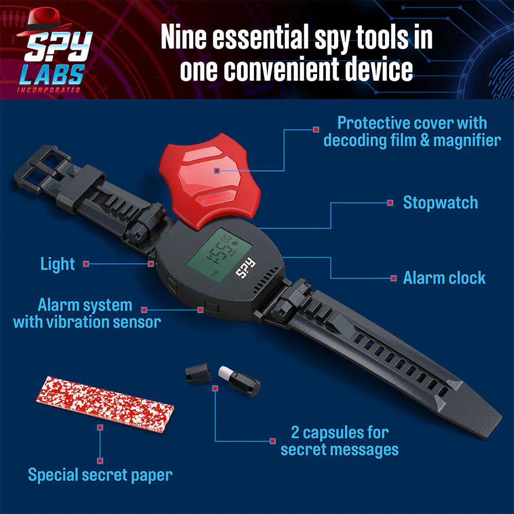 Thames & Kosmos Spy Toys Spy Labs: 9-in-1 Spy Watch