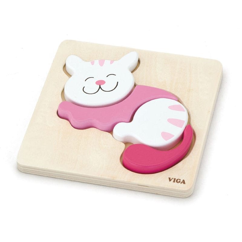 The Original Toy Company Chunky Puzzles Handy Block Cat Puzzle