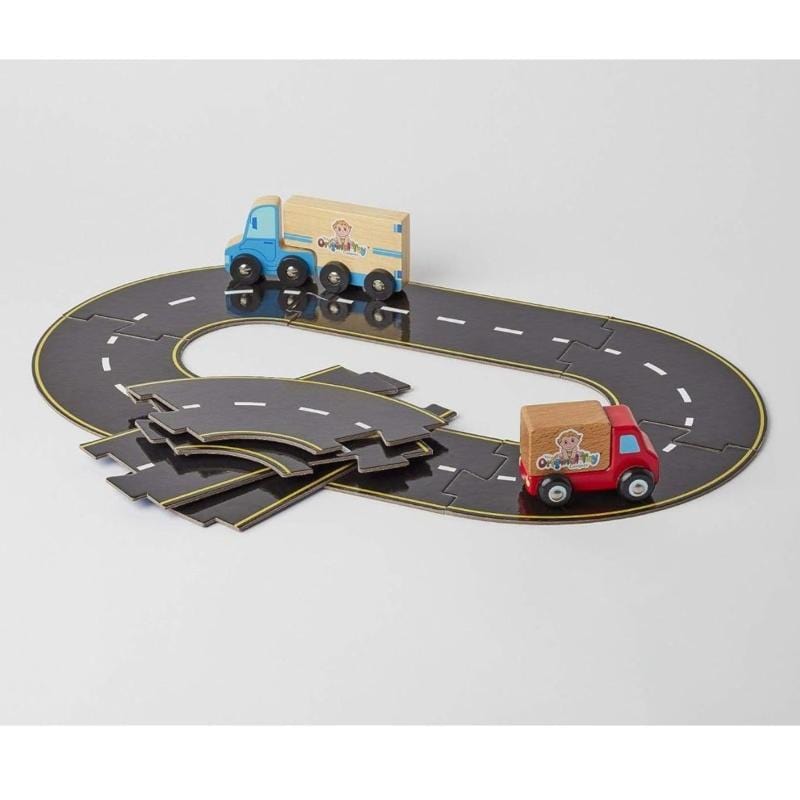 The Original Toy Company Floor Puzzles Default Roads to Go 24 Piece Puzzle