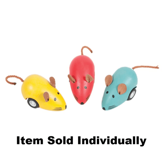 The Original Toy Company Pullback Toys Mouse Racers (Assorted Colors)