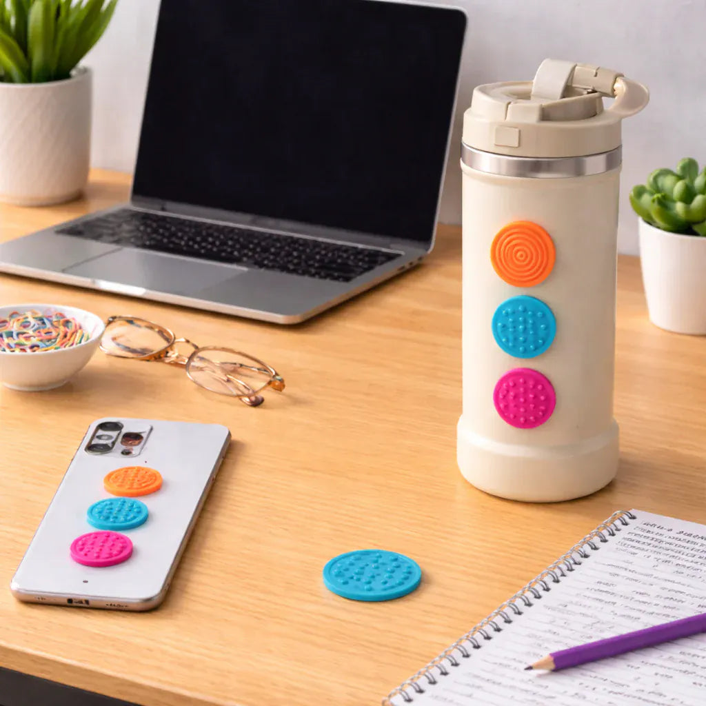 The Pencil Grip Fidget Toys Default Silicone Zen Raised Textured Dots