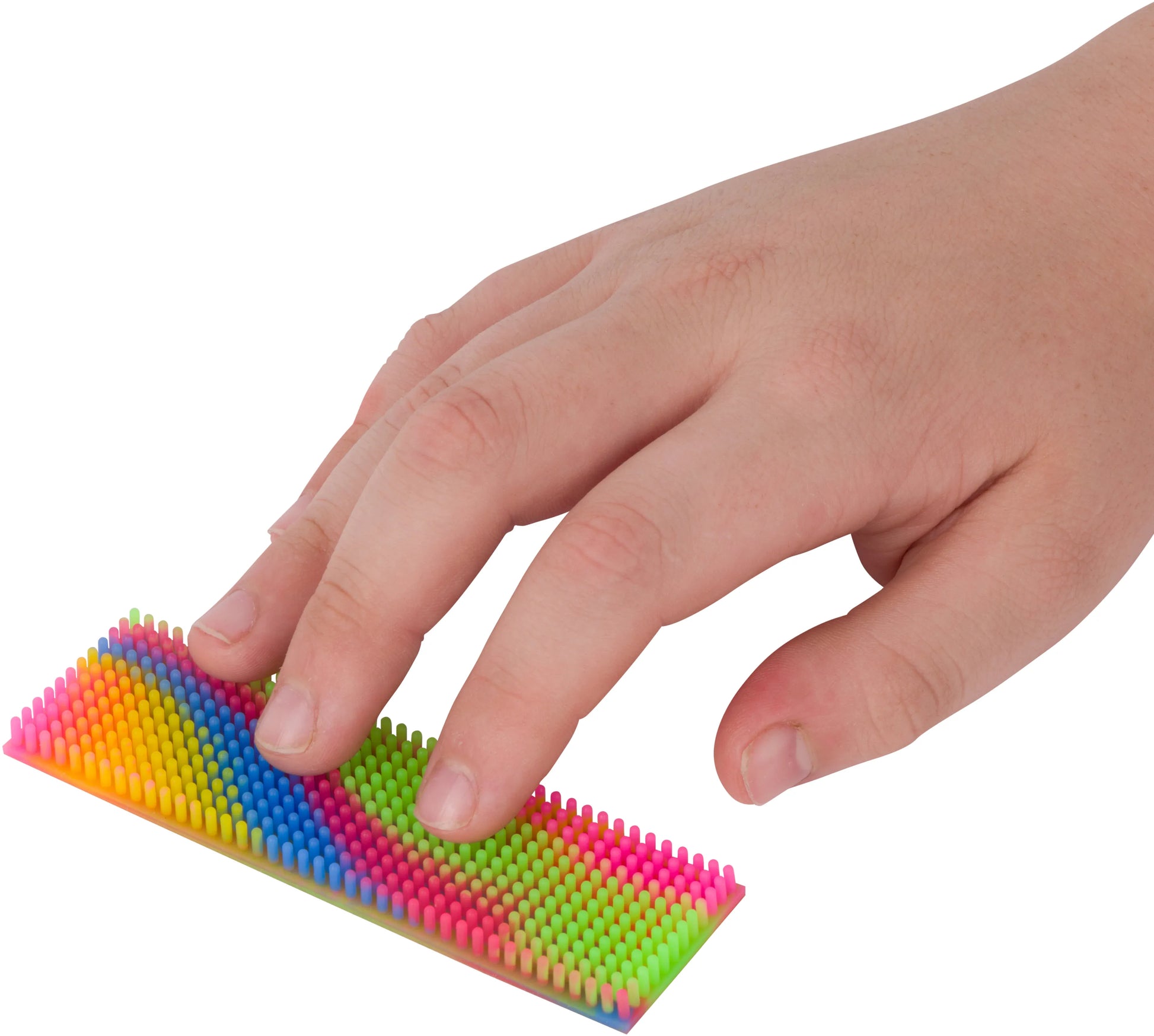 The Pencil Grip Fidget Toys Default Silicone Zen Strips Neon