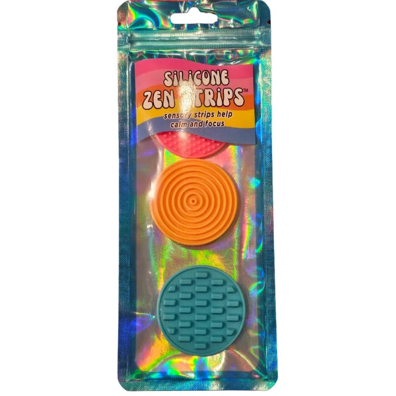 The Pencil Grip Fidget Toys Silicone Zen Large Circle (Solid Colors)
