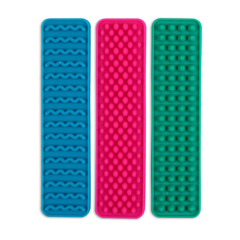 The Pencil Grip Fidget Toys Silicone Zen Raised Textured Strips