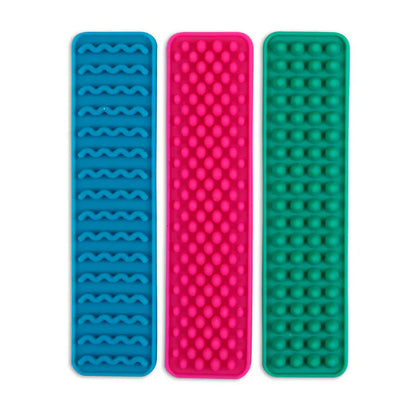 The Pencil Grip Fidget Toys Silicone Zen Raised Textured Strips