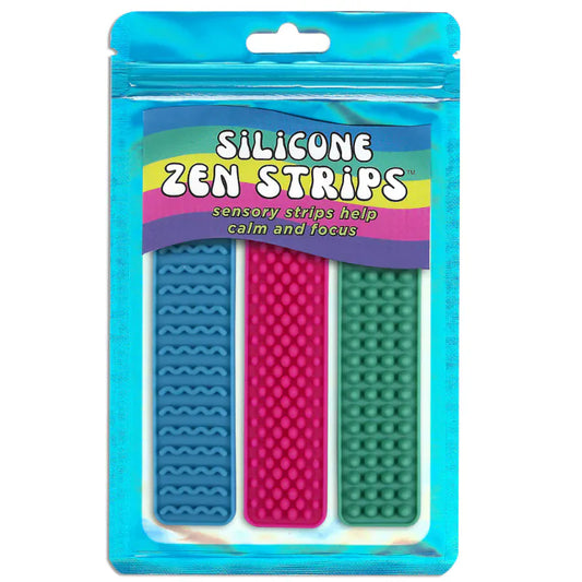 The Pencil Grip Fidget Toys Silicone Zen Raised Textured Strips