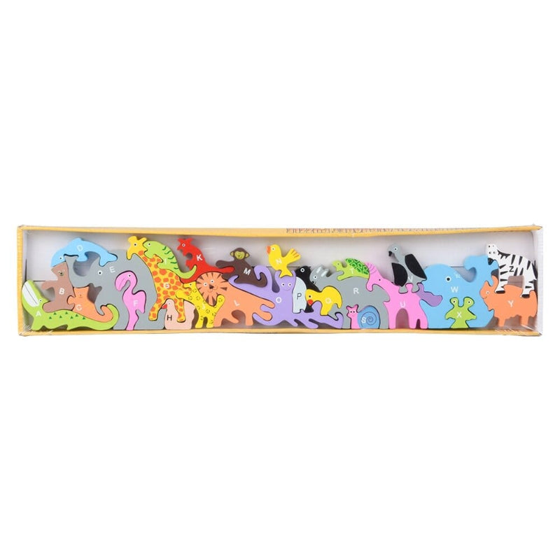 The Toy Network Chunky Puzzles Animal Alphabet Puzzle
