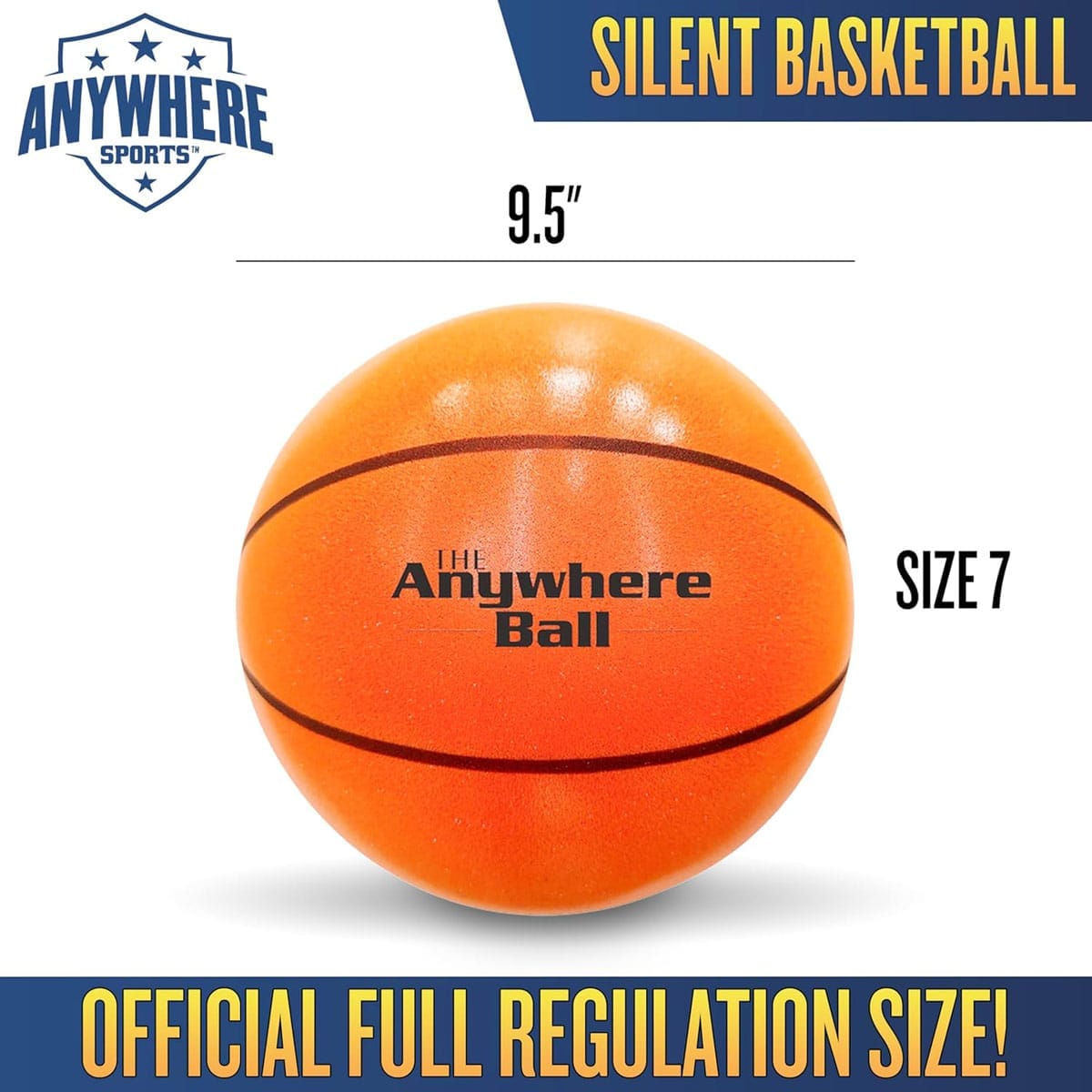 Thin Air Brands Physical Play Silent Basketball & Hoop Set