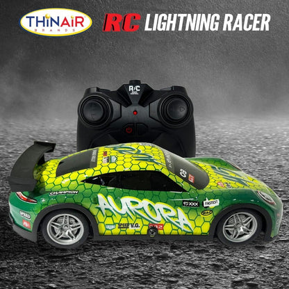 Thin Air Brands Remote Controlled Toys Default RC Lightning Racer (Green)