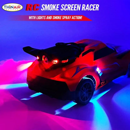 Thin Air Brands Remote Controlled Toys Default RC Smoke Screen Racer (Red)