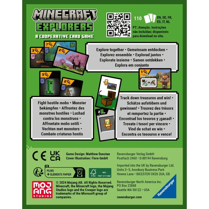 Thinkfun Cooperative Games Default Minecraft Explorers Card Game