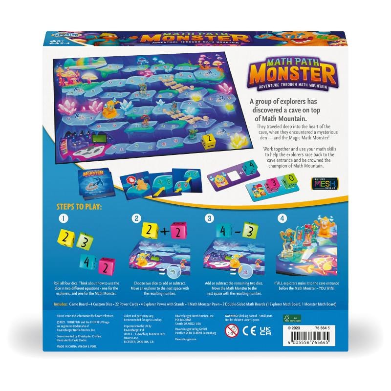 Thinkfun Educational Play Games Default Math Path Monster