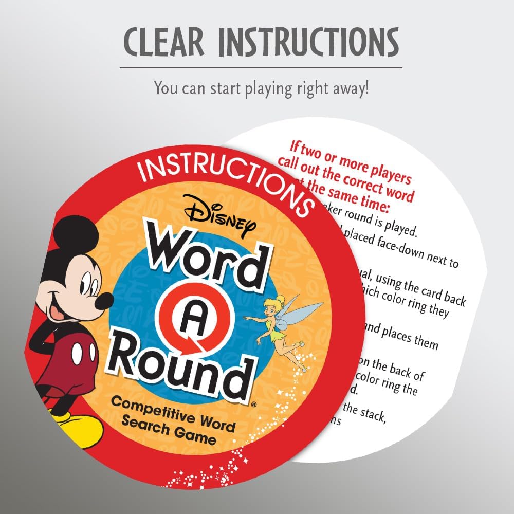 Thinkfun Trivia Games Default Word A Round Disney Edition