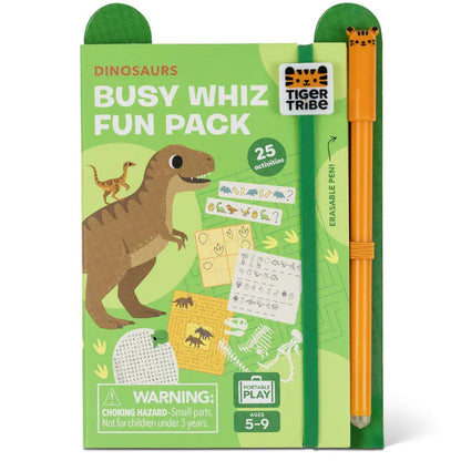 Tiger Tribe Activity Books Busy Whiz Fun Pack - Dinosaurs