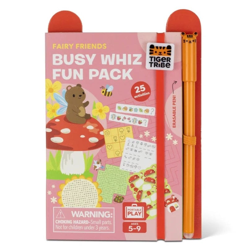 Tiger Tribe Activity Books Busy Whiz Fun Pack - Fairy Friends