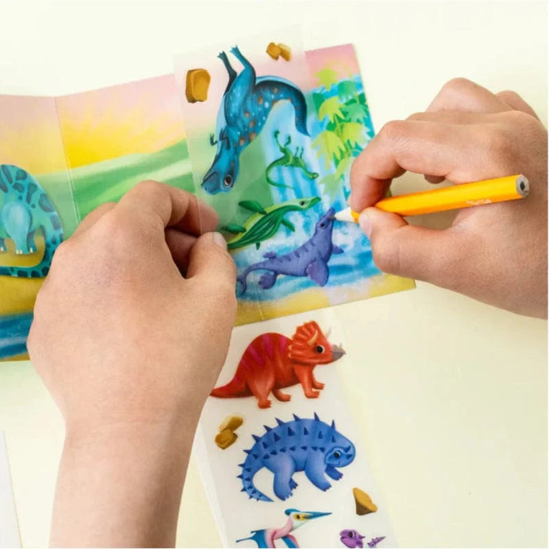 Tiger Tribe Art & Craft Activity Kits Mini Transfer Magic - Dinosaurs