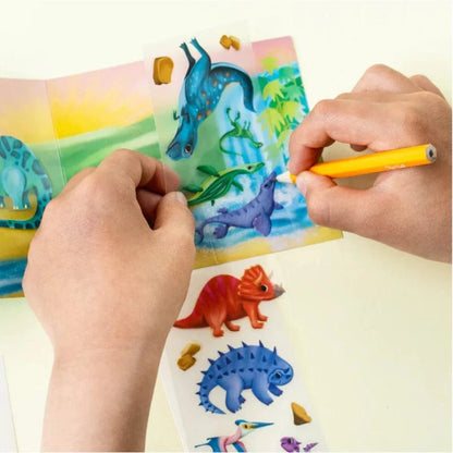 Tiger Tribe Art & Craft Activity Kits Mini Transfer Magic - Dinosaurs