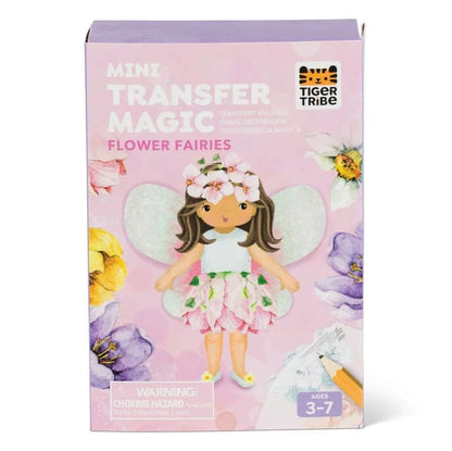 Tiger Tribe Art & Craft Activity Kits Mini Transfer Magic - Flower Fairies