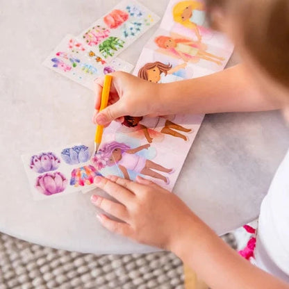 Tiger Tribe Art & Craft Activity Kits Mini Transfer Magic - Flower Fairies