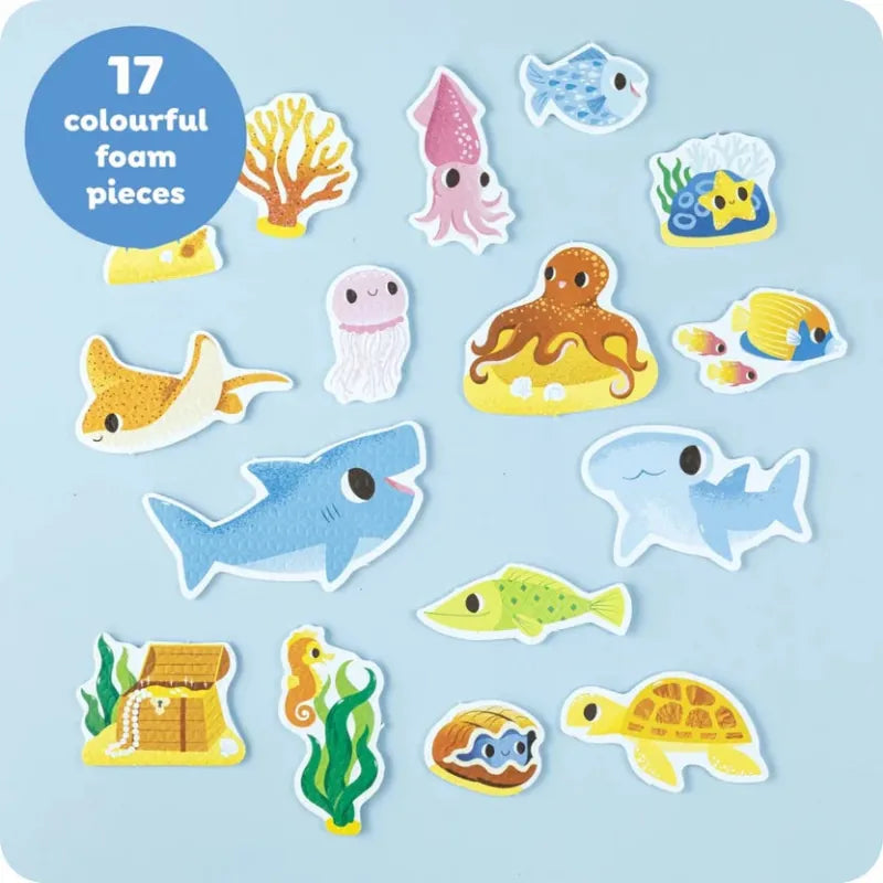 Tiger Tribe Bath Toys Bath Art Ocean Stories