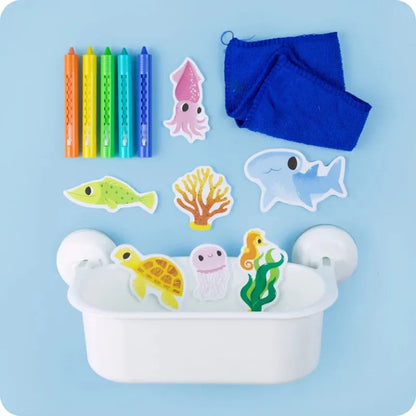 Tiger Tribe Bath Toys Bath Art Ocean Stories