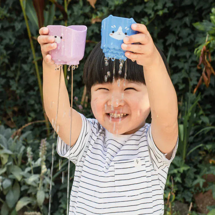 Tiger Tribe Bath Toys Pour & Play Animal Cups
