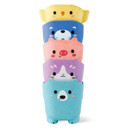 Tiger Tribe Bath Toys Pour & Play Animal Cups