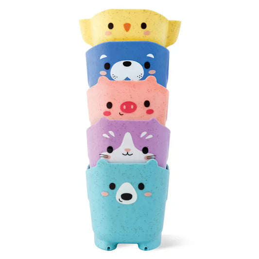 Tiger Tribe Bath Toys Pour & Play Animal Cups