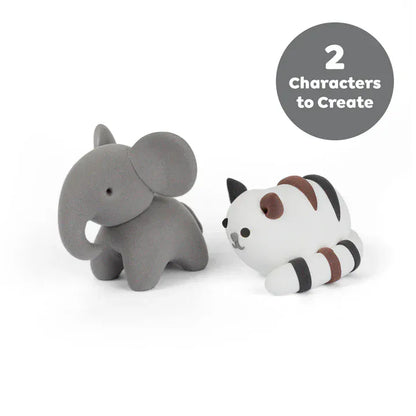 Tiger Tribe Clay Arts & Crafts Super Clay - Moonrise (Neutrals)