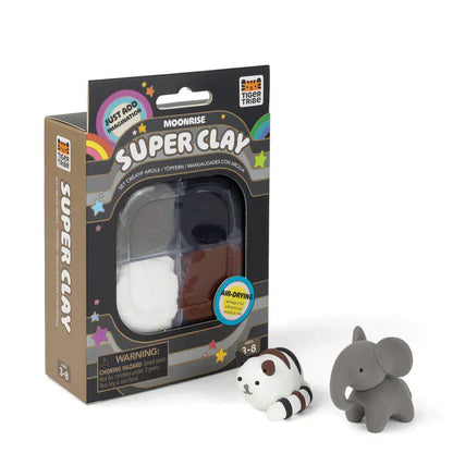 Tiger Tribe Clay Arts & Crafts Super Clay - Moonrise (Neutrals)