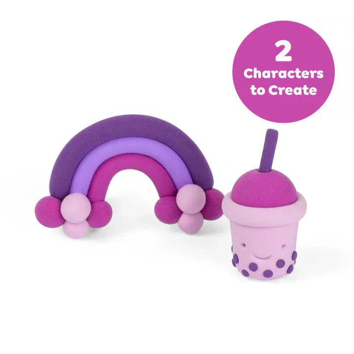 Tiger Tribe Clay Arts & Crafts Super Clay - Twilight (Purples)