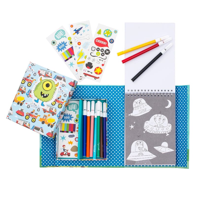 Tiger Tribe Coloring & Painting Kits Default Adventures Coloring Set