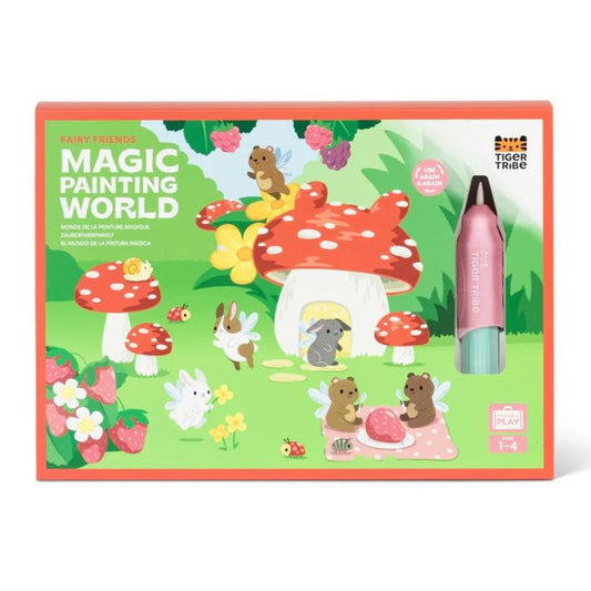 Tiger Tribe Coloring & Painting Kits Default Magic Painting World - Fairy Garden