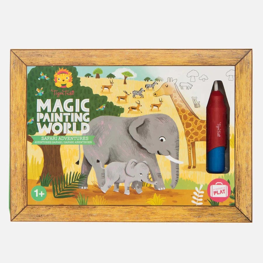 Tiger Tribe Coloring & Painting Kits Default Magic Painting World - Safari Adventures