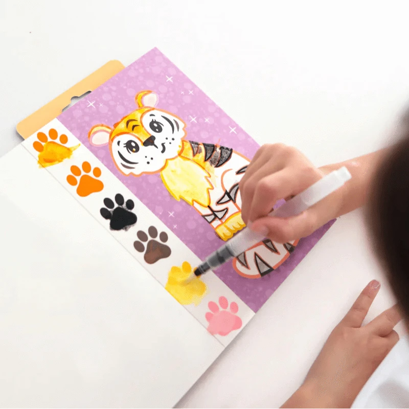 Tiger Tribe Coloring & Painting Kits Default Paint a Picture Set - Wild Animals