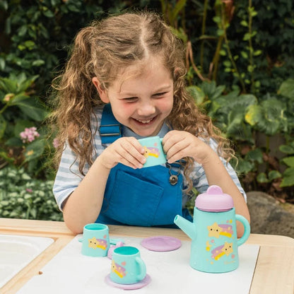 Tiger Tribe Pretend Play Default HOLIDAY Starlight Party Silicone Tea Set