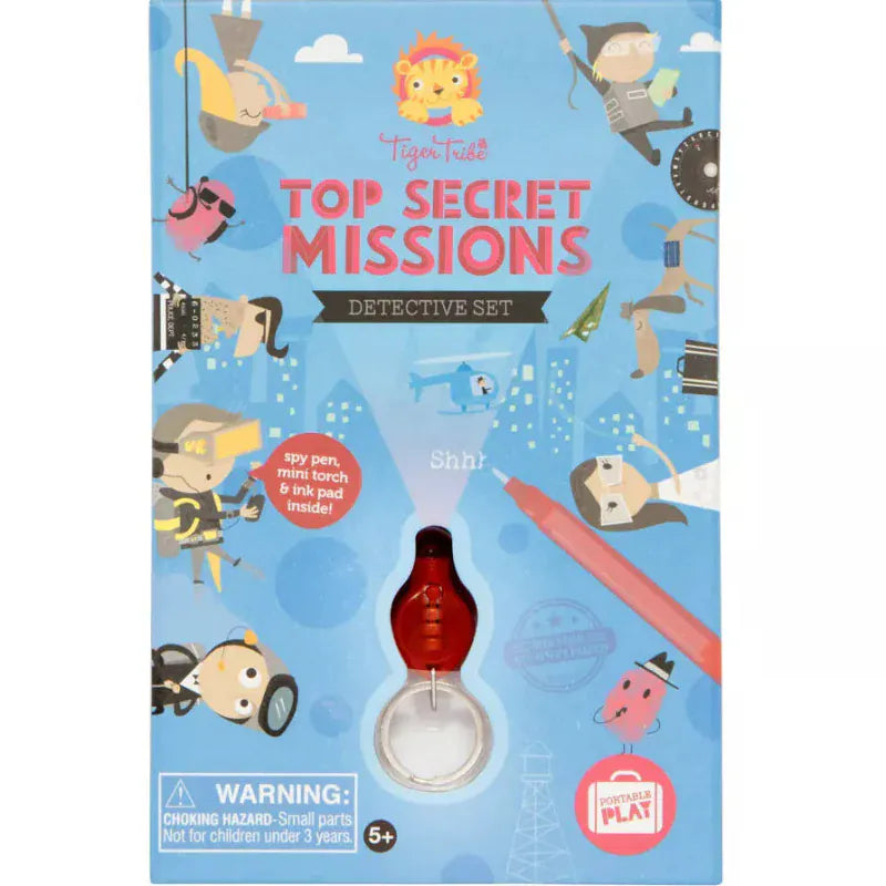 Tiger Tribe Pretend Play Top Secret Missions Detective Set