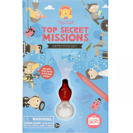 Tiger Tribe Pretend Play Top Secret Missions Detective Set