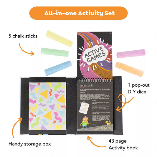 Tiger Tribe Sidewalk Chalk Chalk It Up - Games for Outdoors