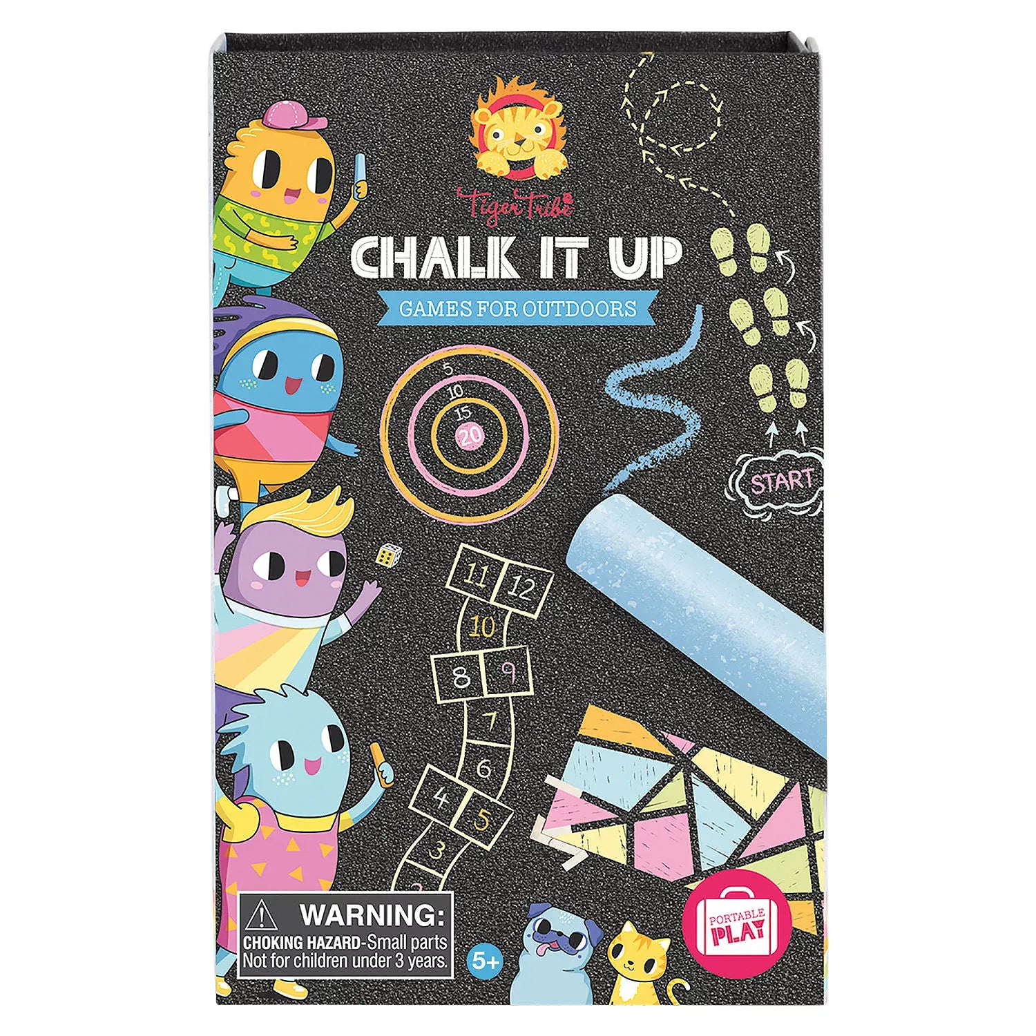 Tiger Tribe Sidewalk Chalk Chalk It Up - Games for Outdoors