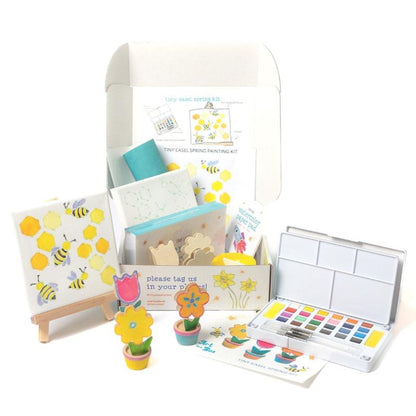 Tiny Easel Coloring & Painting Kits Default Garden Art Box Kit