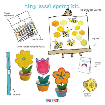 Tiny Easel Coloring & Painting Kits Default Garden Art Box Kit