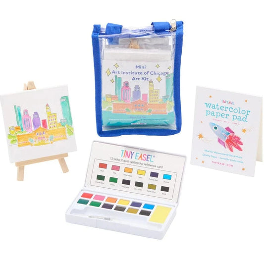 Tiny Easel Coloring & Painting Kits Mini Art Kit: The Art Institute of Chicago