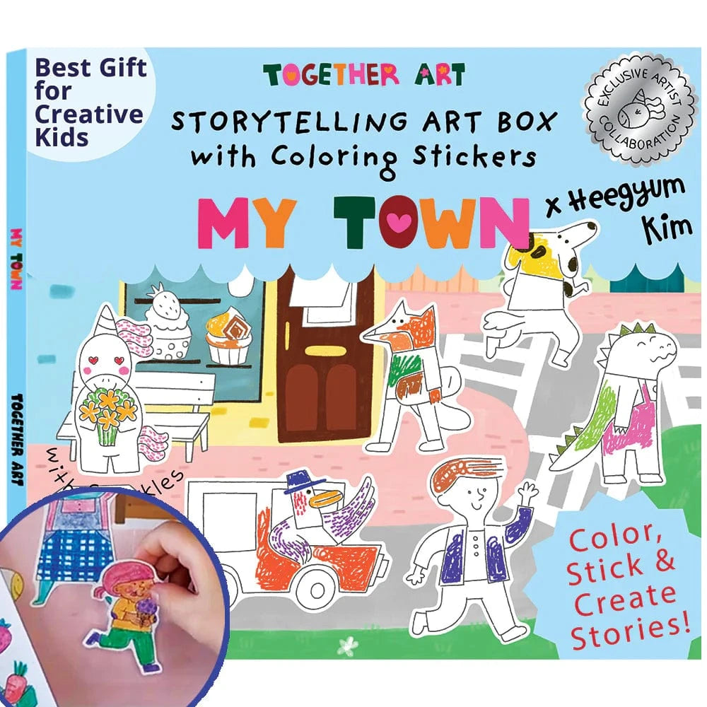 Together Art Sticker Activity Sets My Town Storytelling Sticker Box