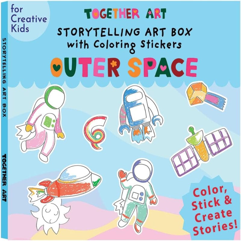 Together Art Sticker Activity Sets Outer Space Storytelling Sticker Box
